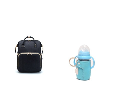 USB Charging Mommy Multi-function Foldable Backpack