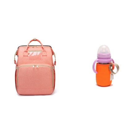 USB Charging Mommy Multi-function Foldable Backpack