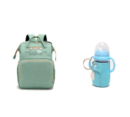 USB Charging Mommy Multi-function Foldable Backpack