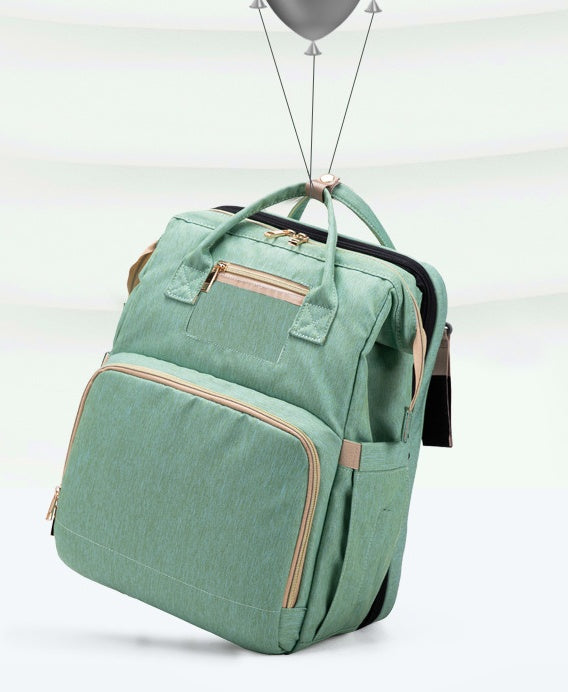 USB Charging Mommy Multi-function Foldable Backpack