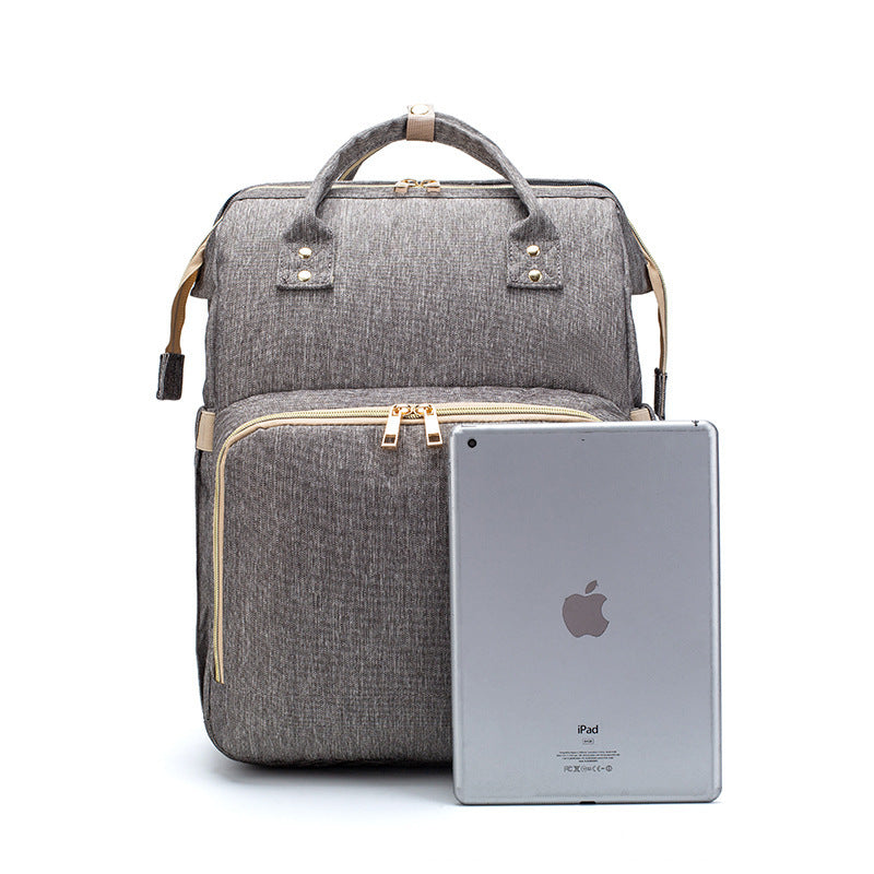 USB Charging Mommy Multi-function Foldable Backpack