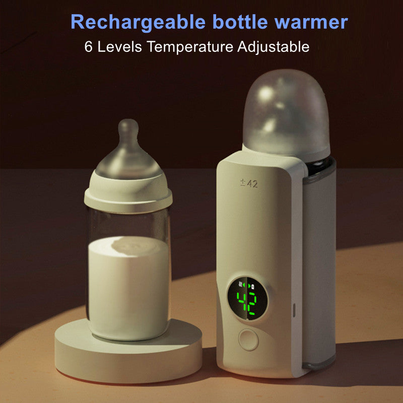 Portable USB Wireless Rechargeable Baby Bottle Warmer