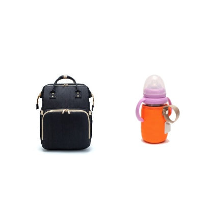 USB Charging Mommy Multi-function Foldable Backpack