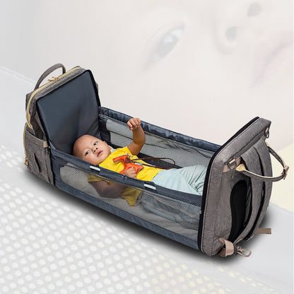 USB Charging Mommy Multi-function Foldable Backpack