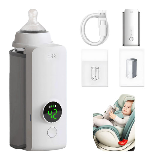 Portable USB Wireless Rechargeable Baby Bottle Warmer